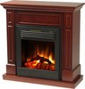 Puratron Quartz Heater Fireplace Cherry Oak Black White